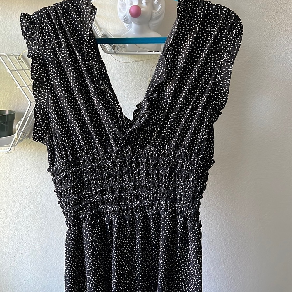 Never worn NWOT Max Studio Polka Dot Jumpsuit